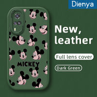 เคส Dienya สำหรับ Vivo Y51 2020 Y31 2021 Y51A 2021 Y53s 4G เคส Y30i Y30 Y50รูปการ์ตูนมิกกี้น่ารักเมาส์ดีไซน์ใหม่กันตกเคสโทรศัพท์ซิลิโคนหนาแบบหนาอัพเกรดได้เคสปกป้องโทรศัพท์เคสสีขอบนิ่ม