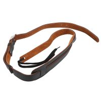 Durable Leather and Metal Buckle Electric Guitar Strap Belt Shoulder Pad Adjustable Vintage Guitar Straps