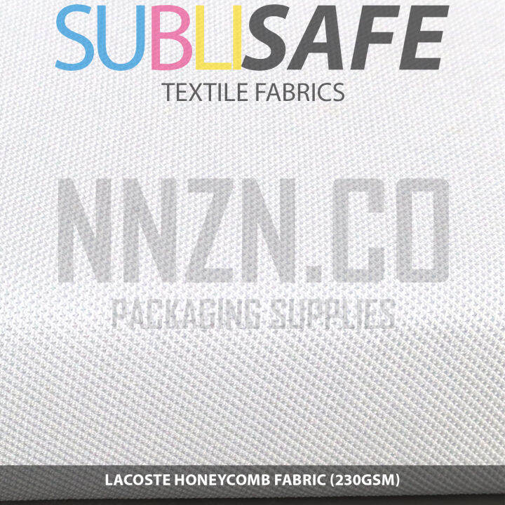 NNZN (PER KILO) Sublimation Safe Lacoste Fabric 230gsm