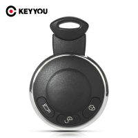 KEYYOU สำหรับ BMW Mini Cooper R56 Smart Remote Key Case Fob Shell เปลี่ยน Keyless Entry Remote Key Cover 3ปุ่ม