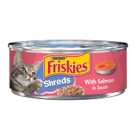 USA Friskies Shreds Salmon in Sauce Wet Cat Food 156gr thumbnail