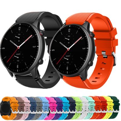 Tali Jam Tangan Silikon untuk Xiaomi Huami Amazfit GTR 2e GTR 4 3 Pro GTR2e Gelang untuk Amazfit GTR 2e GTR3 Aksesoris Gelang Jam