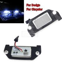 1x/2x 6000K White 18-SMD LED Car Number License Plate Lights For Dodge Charger Magnum Challenger Avenger Dart Chrysler 200 300