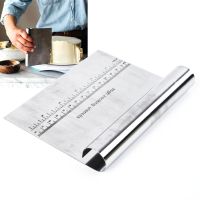 Cake Scraper Tool With Scale Cutter Cooking Pastry Scraping Stainless steel Practical Useful