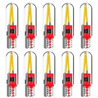 10Pcs T10 W5W 168 Filament COB LED Car Lights Glass Shell Led Wedge Auto Parking Lamps Reading Dome Bulb DRL Automobiles Styling