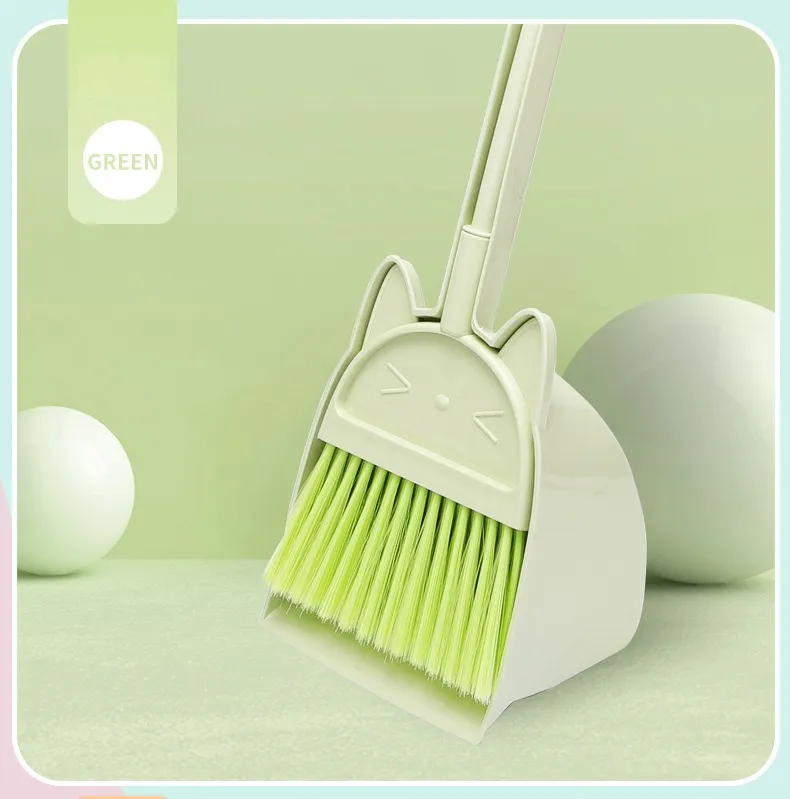 Xifando Kid's Housekeeping Cleaning Tools Set-5pcs,Include  Mop,Broom,Dust-pan,Brush,Towel