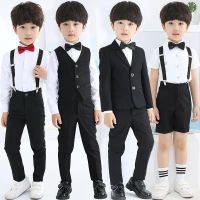 [COD] Childrens suit male 2022 new and medium baby flower girl dress host catwalk piano boy