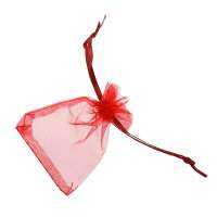 100 pcs New Jewellery Gift Bag Organza Bag Red