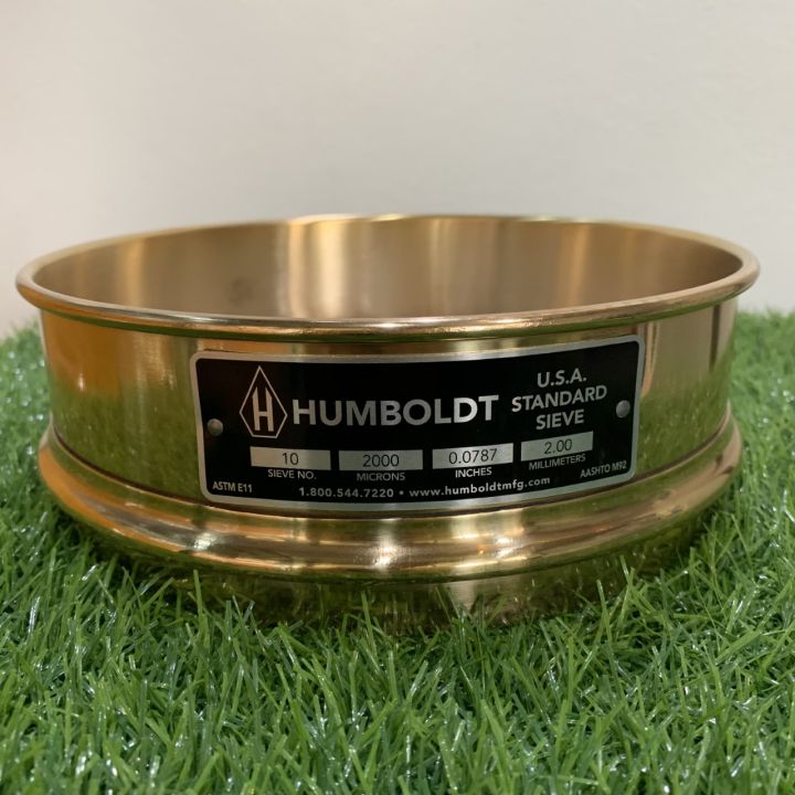 humboldt-ตะแกรงทดสอบ-sieve-ทำจากทองเหลือง-ยี่ห้อ-humboldt-ขนาดต่างๆ