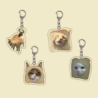 【CW】✼  2023 New Fun Toast Holder Photo Album Pendant Keychain Airpods Ins