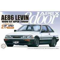 Fujimi AE86 04649หุ่นประกอบ1/24แบบสเกลสำหรับ Levin 1600GT Apex 2ประตู 85ของเล่น DIY โมเดลสำหรับรถรุ่น S Hoy