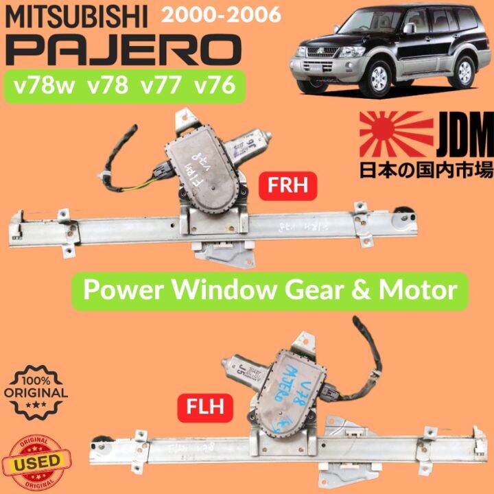 MITSUBISHI Pajero Power Window Gear & Motor v78w v78 v77 v76 Original