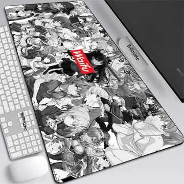 Anime Black And White Comics Large Size Mouse Pad Natural Rubber PC  Mousepads Gaming Mousepad Desk