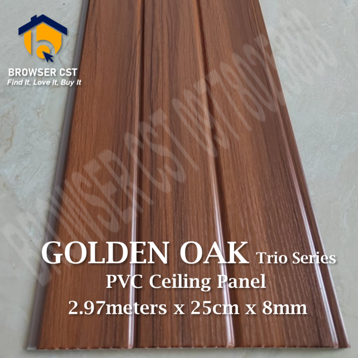 10 PIECES PVC Ceiling Panel Trio Series 25cm 10inches Polyvinyl