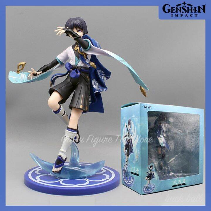 genshin-scaramouche-24ซม-ตลาดของเล่นภาพอนิเมะหุ่นแอคชั่น-pvc-รูปปั้นคอลเล็กชั่นตุ๊กตาโมเดลเครื่องประดับสำหรับเด็กของขวัญ