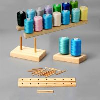 【HOT】✙ Thread Holder 2/6/14 Spools Sewing Embroidery Rack Organizer Wall Hanging Cones Shelf