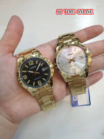 SC Time Online Casio แท้ นาฬิกาข้อมือผู้หญิง รุ่น LTP-V004D-1B2UDF (สินค้าใหม่ ของแท้ มีรับประกัน) Sctimeonline