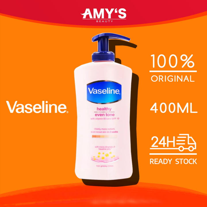 ☀️Ready Stock☀️Vaseline Body Lotion 400ml, Original Vaseline Healthy