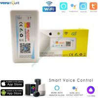 DC12V 24V Tuya Wifi Wireless LED Controller Support iOs Android APP Alexa Google Voice Control for DIM CCT RGB RGBW RGBCCT Strip