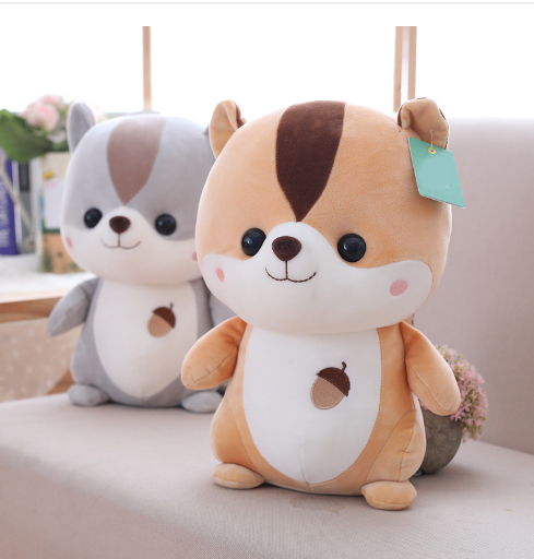 ตุ๊กตากระรอก-ตุ๊กตา-squirrel-ตุ๊กตานุ่มนิ่ม40cmพร้อมส่งจากไทย