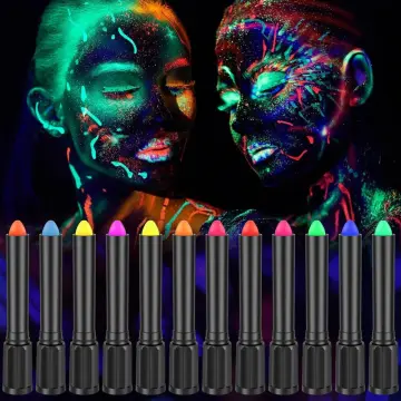 6 Tubes UV Glow Blacklight Makeup Face and Body Paint Washable Neon  Fluorescent Body Paint - Realistic Reborn Dolls for Sale