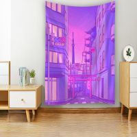 Home Kawaii Architecture Room Decor Tapestry Hippie Romantic Macrame Tapestry Wall Hanging Anime Room Decoration Tarot Tapestry