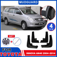 สำหรับ Toyota Kijang Innova AN40 2004 ~ 2014 2005 2006 2007 Mudguards Mudflaps Fender Mud Flap Splash Mud Guards อุปกรณ์เสริม