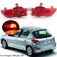 【CW】 Car Rear Bumper Light For Peugeot 206 Plus 207 Hatchback Sedan Tail Fog Lamp Reflector Warning Signal Lamp Car Accessories