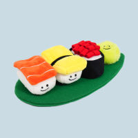 BACON Sushi Platter Nosework Toy