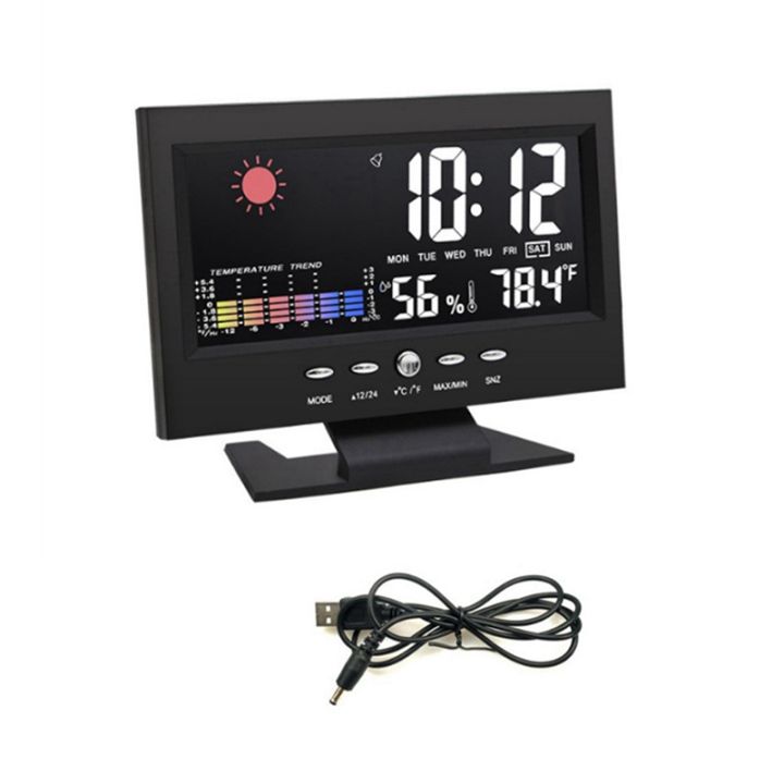 1set-lcd-color-screen-digital-snooze-alarm-clock-weather-forecast-station-plastic