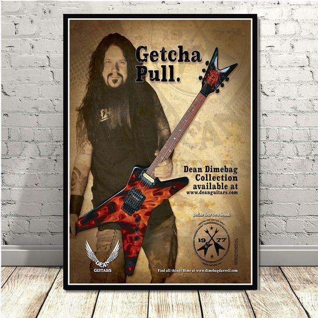 โอซี-อุรุกวัย-dimebag-เพลงวงดนตรีร็อก-darrell-กีตาร์โลหะผ้าใบวาดภาพโปสเตอร์และภาพพิมพ์โปสเตอร์โบราณของตกแต่งบ้านสำหรับตกแต่ง