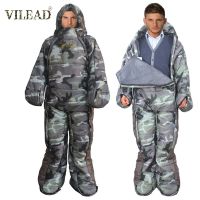 hot！【DT】□㍿  VILEAD Human Shaped Camouflage Sleeping Camping for -5℃ Outdoor Tent Hiking Tourism