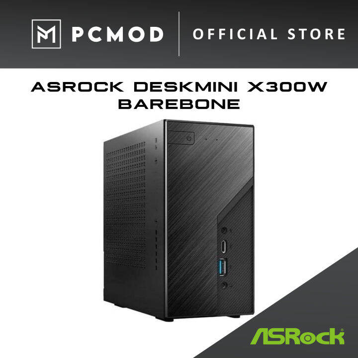 ASRock Deskmini X300W Barebone (Included CHASIS, MOBO, POWER, COOLER ...