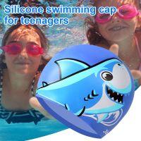 Kids Children Cute Cartoon Fabric Swimming Cap Swiming Pool Water Sport Protect Ears Hat Swim Bathing Hats Caps for Boys Girls Swim Caps