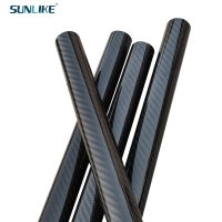 2 Pieces Of Length 500mm 3K Twill Glossy Carbon Fiber Tube High Composite Hardness Material OD 16mm To 29mm Wires Leads Adapters