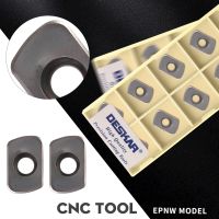 10pcs EPNW0603TN-8 LF6018 เม็ดมีดกลึง CNC โลหะแข็งเครื่องมือกลึงคุณภาพสูงเครื่องมือกัดที่ทนต่อการสึกหรอ