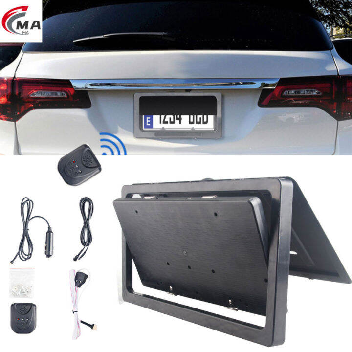 【In Stock MA】U.S modified license plate card holder Auto Remote Control