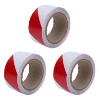 3 Pcs 10m x 5cm Safety Warning Tape Reflective Tape Self Adhesive Tape Reflective Strip Traffic Reflective Stickers