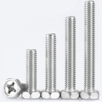 20Pcs M4 Stainless Steel 304 Outer Hex Phillipd Screws Cross External Hexagon Fasten Screw Mechanical Bolts Bolt 6mm-50mm Length