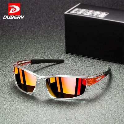 DUBERY 2020 New Fashion Square Men Polarized Sunglasses PC Frame Resin Lenses Travel Sun Glasses UV400 Outdoor Goggles D2