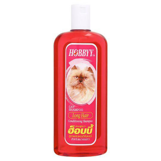 hobbyy-ฮ็อบบี้-แชมพูอาบน้ำแมว-สำหรับแมวขนสั้นและขนยาว-ขนาด-500ml