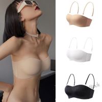 【Ready Stock】 ™ C15 Seamless Strapless No Slip Women Bra Summer Thin Style Small Chests Push UP No Steel Ring Anti-Slip Invisible Beautiful Back Bra无痕 无肩带 防滑 美背?内衣