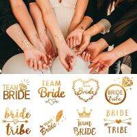 hot【cw】 10Pcs Bride Tribe Stickers Bachelorette Hen Bridesmaid Wedding Bridal Shower To Supplies