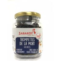 สินค้าพรีเมี่ยม (1 Pack) ? Dried  Trompettes เห็ดทรัมเป็ตดำอบแห้งจาก Sabarot?