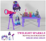 Không Hộp - TWILIGHT SPARKLE - Bộ Búp bê Pony 12cm kèm Phụ kiện theo chủ