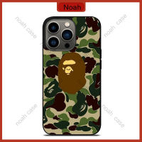 Bathing Ape Bape Camo Phone Case for iPhone 14 Pro Max / iPhone 13 Pro Max / iPhone 12 Pro Max / Samsung Galaxy Note 20 / S23 Ultra Anti-fall Protective Case Cover 875