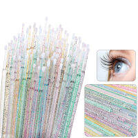 200 Pcs แปรงแต่งหน้าคริสตัลแบบใช้แล้วทิ้งชุดเครื่องมือ Eyelash Lip Microbrush มาสคาร่า Wands Applicator Swab Eyelash Extension Tools