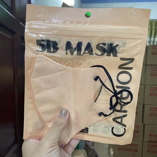 Combo 5 túi 50 cái khẩu trang 5d mask careion an phong - ảnh sản phẩm 3