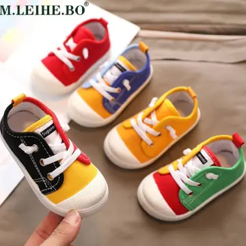 Girls yellow tennis on sale shoes