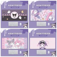 Cute Kuromi Mouse Pad 800x300x2mm Anime Game Mousepad Oversized Sanrio Melody Office Game Keyboard Desk Mat